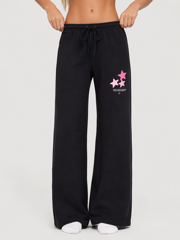 Stargaze Heavyweight Sweatpants - Jet Black