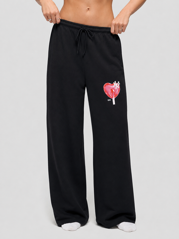 NY Lollipop Heavyweight Sweatpants - Jet Black