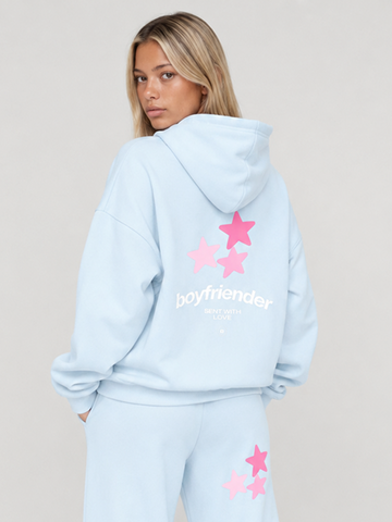 Stargaze Oversized Hoodie - Bluebell