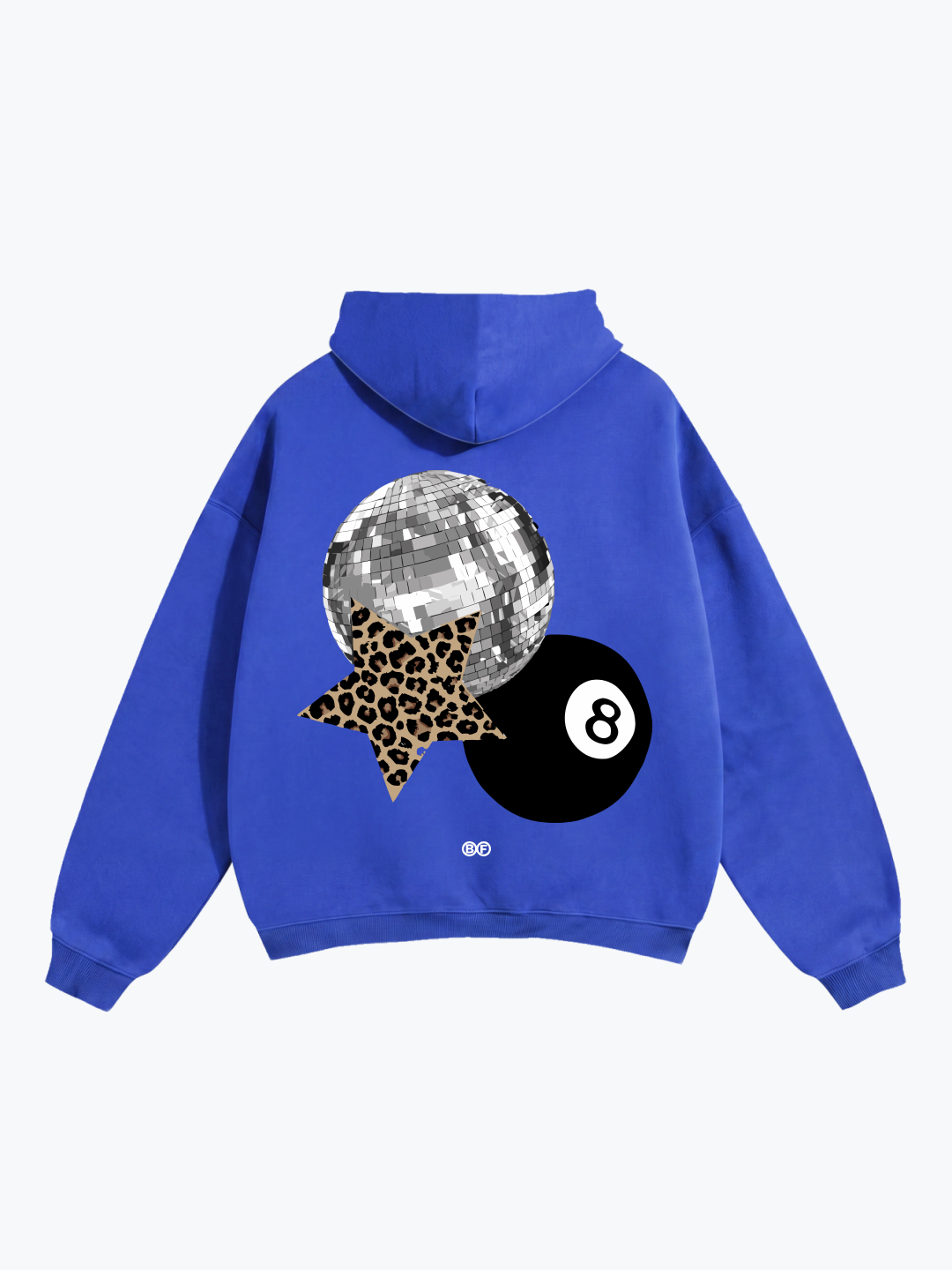 Lucky Break Oversized Hoodie - Blue