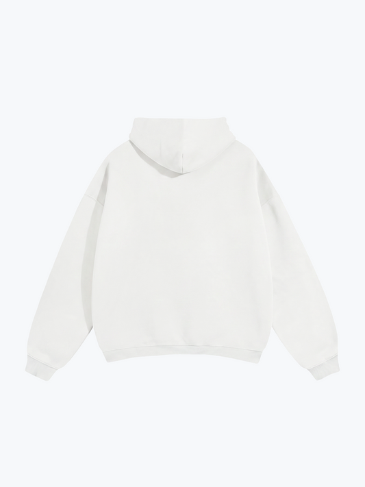 Bow Stack Oversized Hoodie - Coconut