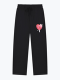 Boyfriender NY Lollipop heavyweight sweatpants in Jet Black