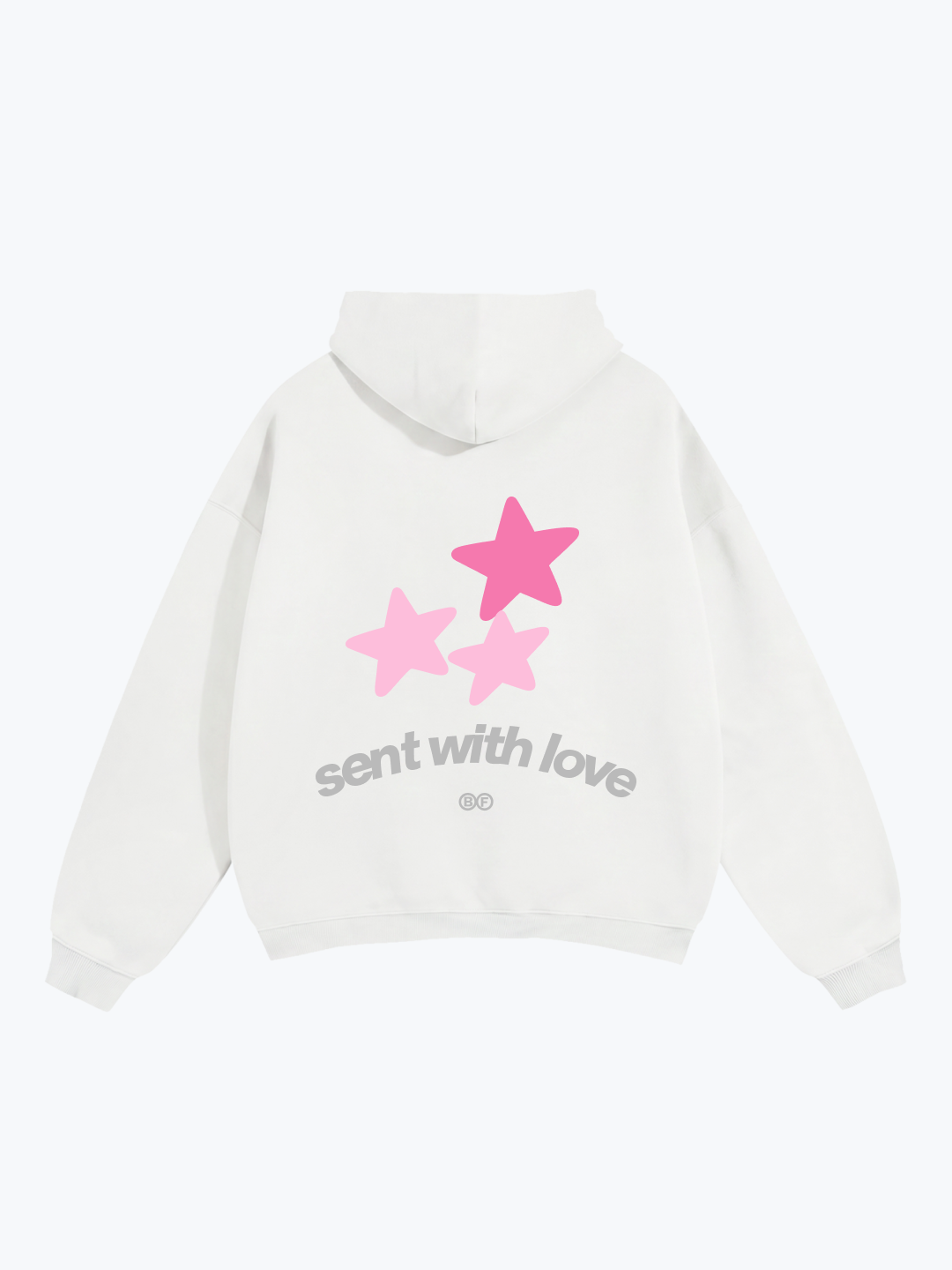 Boyfriender Stargaze oversized hoodie in Coconut