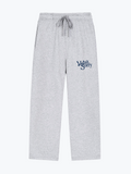 Boyfriender Wait Sorry heavyweight sweatpants in Heather Grey